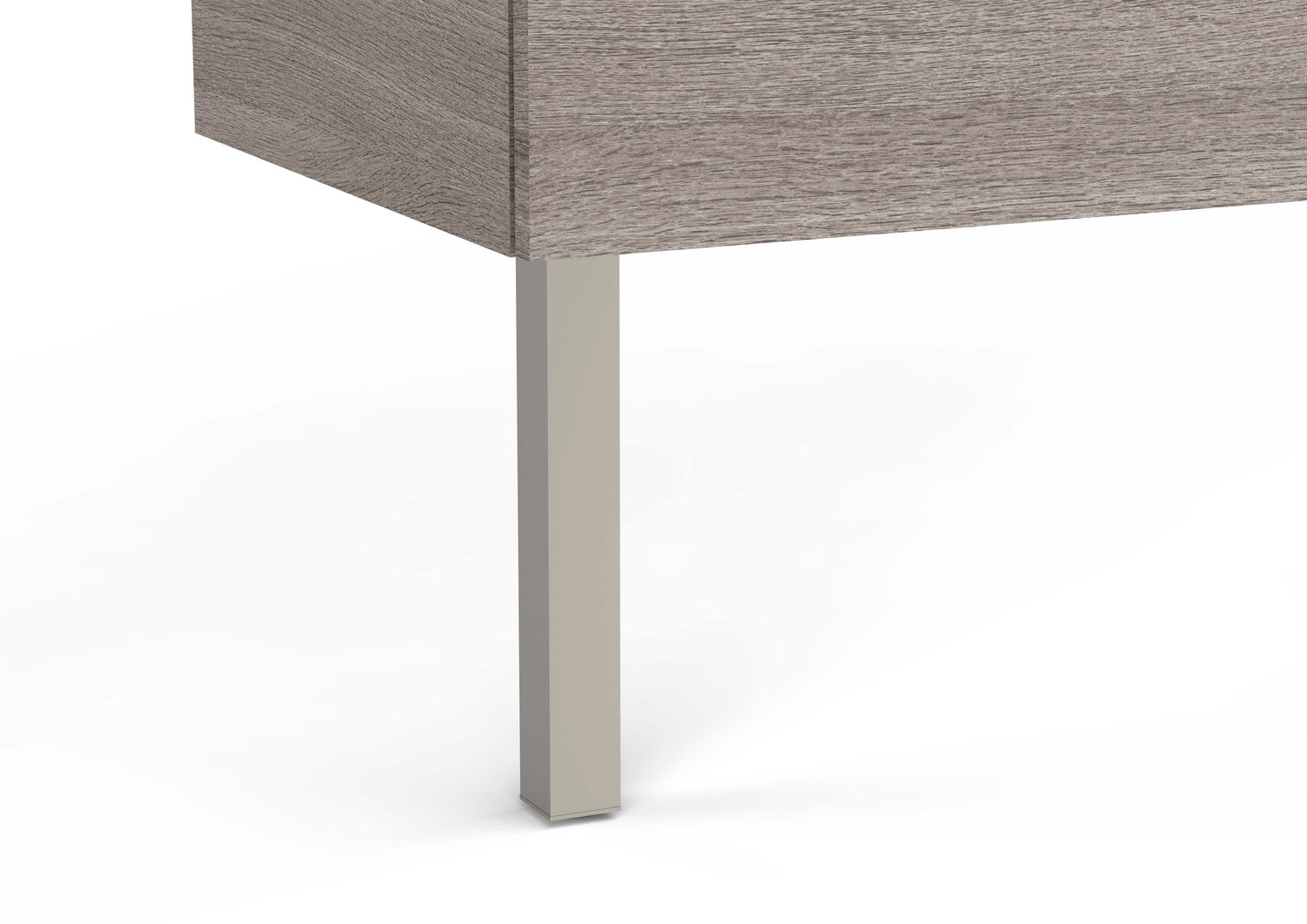 The Gap Set 2 Feet 275mm Aluminium / 2 Drawer On-Countertop