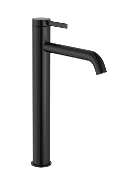 Ona Basin Mixer High Neck Smooth Body with Click Clack Waste, Cold Start