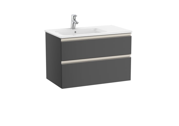 The Gap Unik (Basin & Vanity Unit) 2 Drawer Left-Hand 800mm