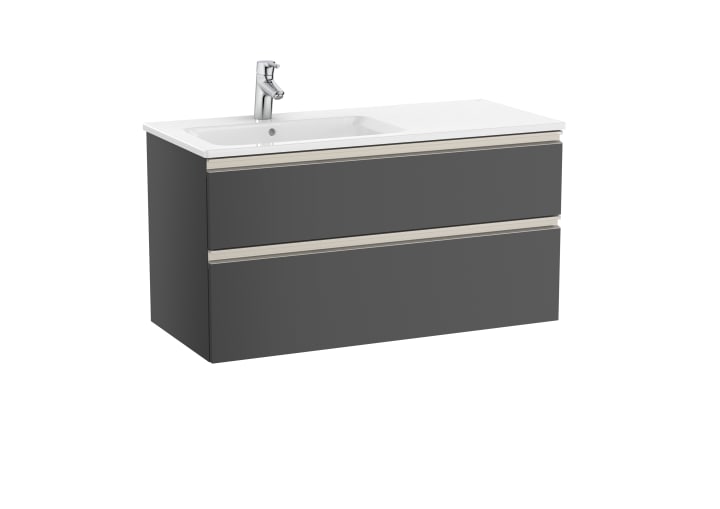 The Gap Unik (Basin & Vanity Unit) 2 Drawer Left-Hand 1000mm