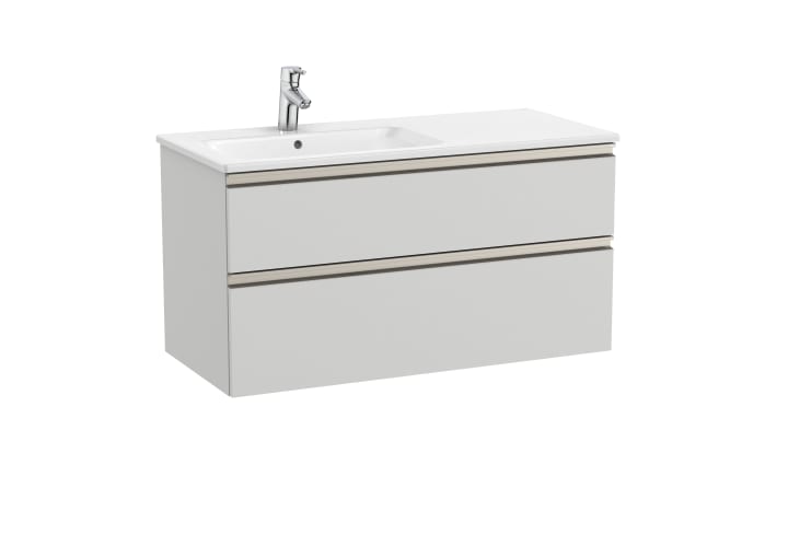 The Gap Unik (Basin & Vanity Unit) 2 Drawer Left-Hand 1000mm