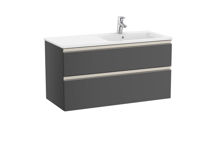 The Gap Unik (Basin & Vanity Unit) 2 Drawer Right-Hand 1000mm
