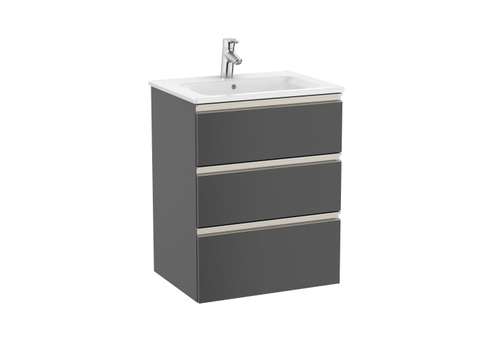 The Gap Unik (Basin & Vanity Unit) 3 Drawer 600mm