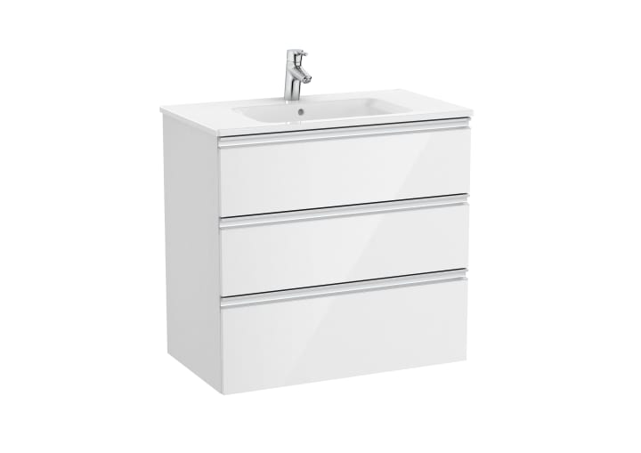 The Gap Unik (Basin & Vanity Unit) 3 Drawer 800mm