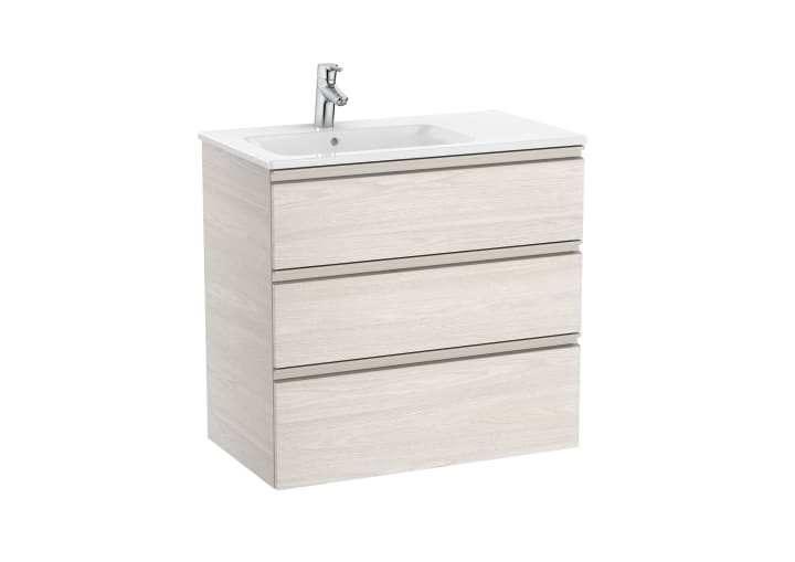 The Gap Unik (Basin & Vanity Unit) 3 Drawer Left-Hand 800mm