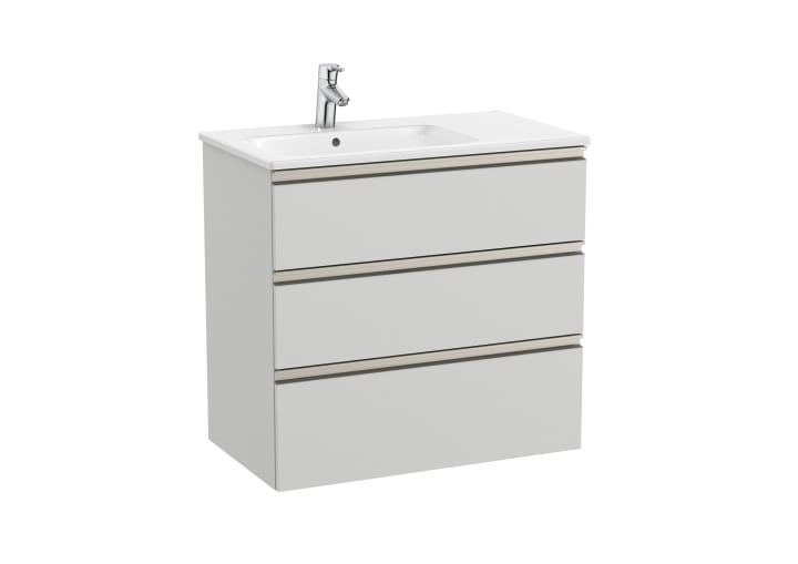 The Gap Unik (Basin & Vanity Unit) 3 Drawer Left-Hand 800mm