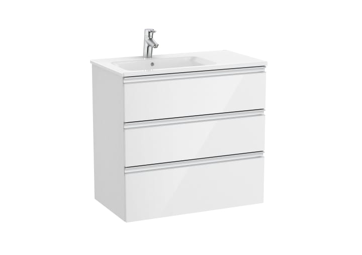 The Gap Unik (Basin & Vanity Unit) 3 Drawer Left-Hand 800mm