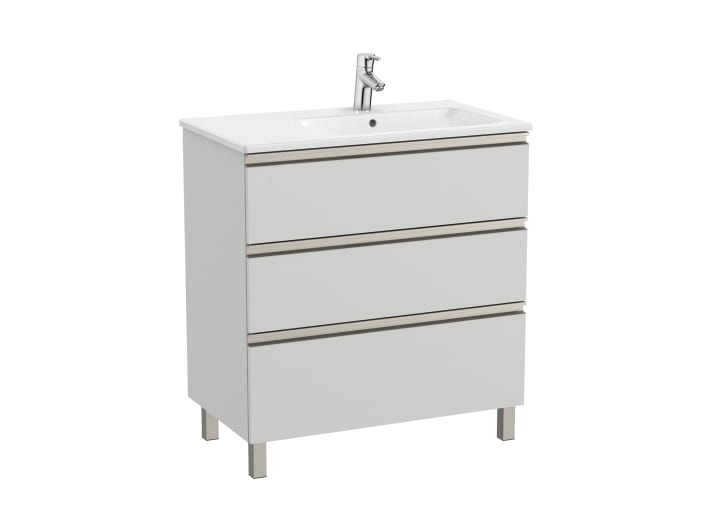 The Gap Unik (Basin & Vanity Unit) 3 Drawer Right-Hand 800mm