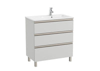 The Gap Unik (Basin & Vanity Unit) 3 Drawer Right-Hand 800mm