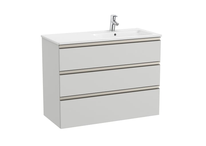 The Gap Unik (Basin & Vanity Unit) 3 Drawer Right-Hand 1000mm