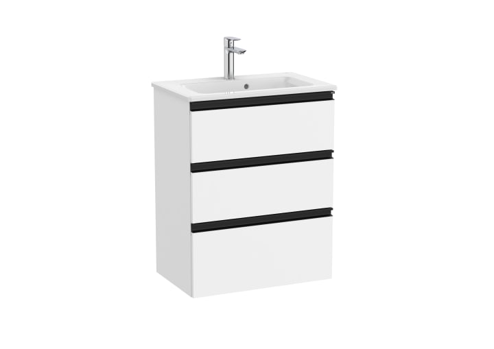The Gap Unik (Basin & Vanity Unit) Compact 3 Drawer 600mm
