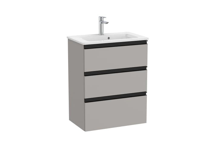 The Gap Unik (Basin & Vanity Unit) Compact 3 Drawer 600mm