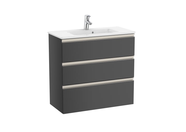 The Gap Unik (Basin & Vanity Unit) Compact 3 Drawer 800mm