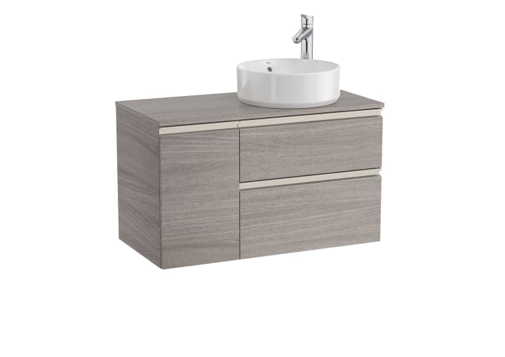 The Gap Unik On-Countertop (Vanity Unit & Countertop) Right-Hand 900mm