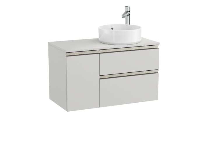 The Gap Unik On-Countertop (Vanity Unit & Countertop) Right-Hand 900mm