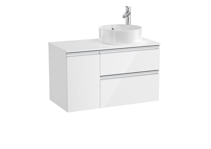 The Gap Unik On-Countertop (Vanity Unit & Countertop) Right-Hand 900mm