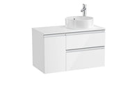 The Gap Unik On-Countertop (Vanity Unit & Countertop) Right-Hand 900mm