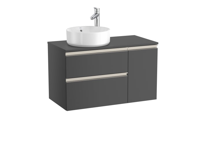 The Gap Unik On-Countertop (Vanity Unit & Countertop) Left-Hand 900mm