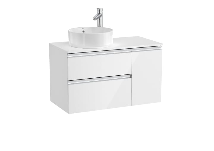 The Gap Unik On-Countertop (Vanity Unit & Countertop) Left-Hand 900mm