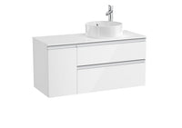 The Gap Unik On-Countertop (Vanity Unit & Countertop) Right-Hand 1100mm