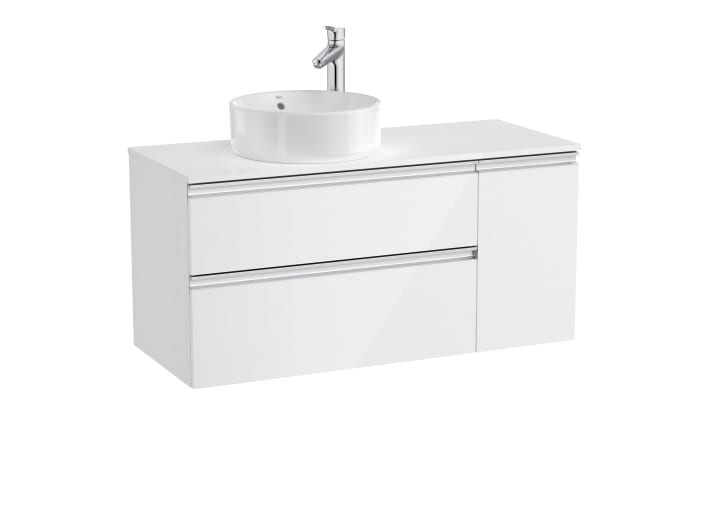 The Gap Unik On-Countertop (Vanity Unit & Countertop) Left-Hand 1100mm