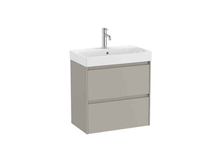 Ona Unik (Basin & Vanity Unit) 2 Drawer 600mm Compact