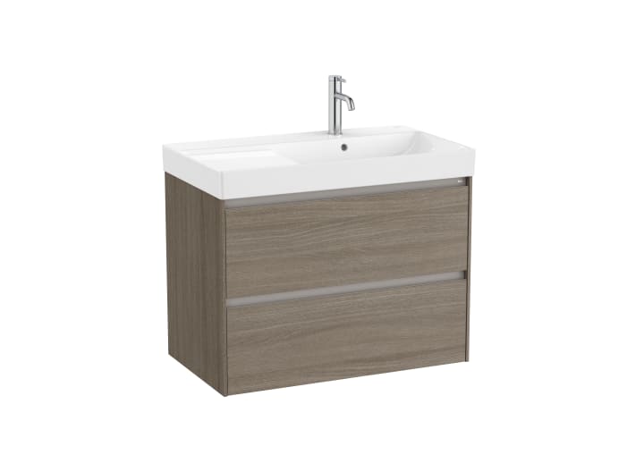 Ona Unik (Basin & Vanity Unit) 2 Drawer 800mm Right-Hand