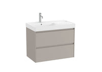 Ona Unik (Basin & Vanity Unit) 2 Drawer 800mm Left-Hand