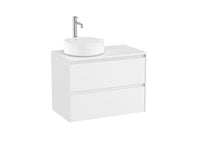 Ona Pack Vanity Unit 2 Drawer 800mm Left-Hand + Countertop 800mm