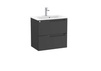 Aleyda Unik (Basin & Vanity Unit) Compact 2 Drawer 600mm