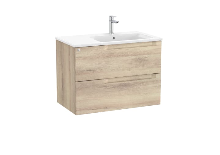 Aleyda Unik (Basin & Vanity Unit) Standard 2 Drawer 800mm Right-Hand