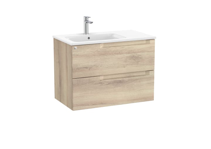 Aleyda Unik (Basin & Vanity Unit) Standard 2 Drawer 800mm Left-Hand