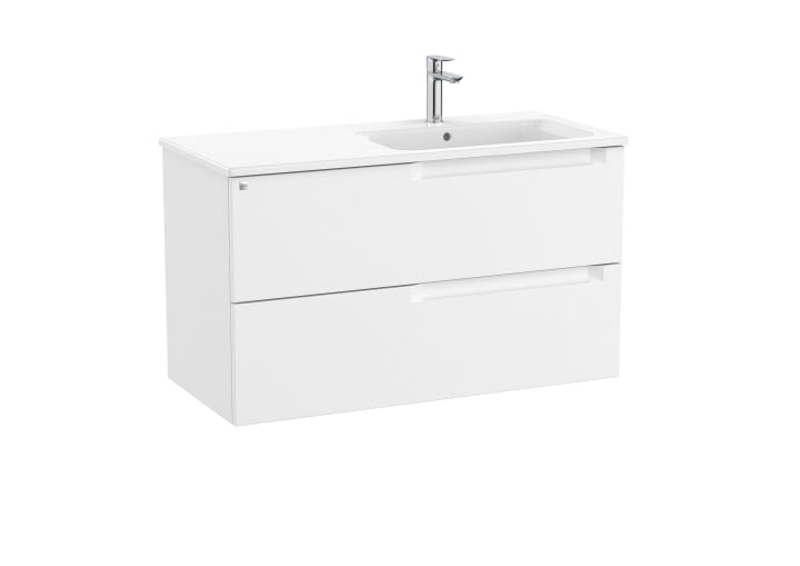 Aleyda Unik (Basin & Vanity Unit) Standard 2 Drawer 1000mm Right-Hand