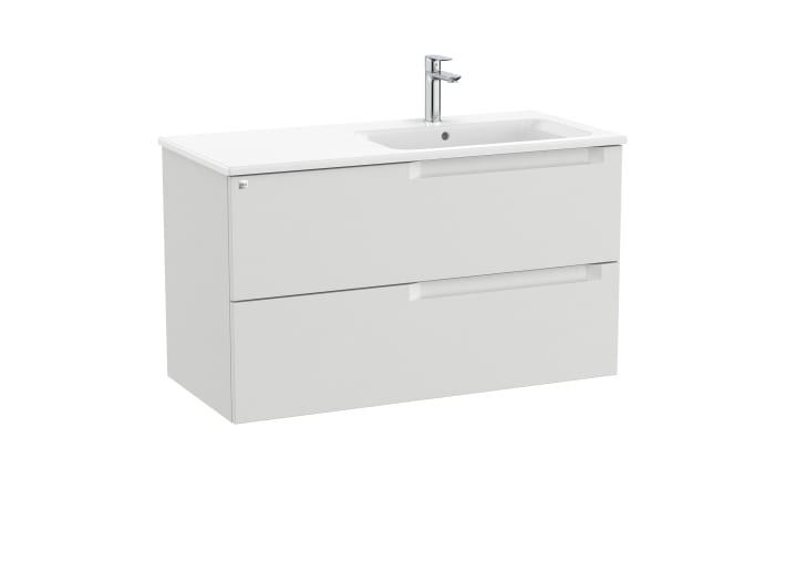 Aleyda Unik (Basin & Vanity Unit) Standard 2 Drawer 1000mm Right-Hand