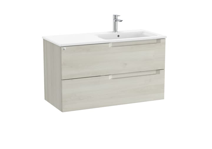 Aleyda Unik (Basin & Vanity Unit) Standard 2 Drawer 1000mm Right-Hand