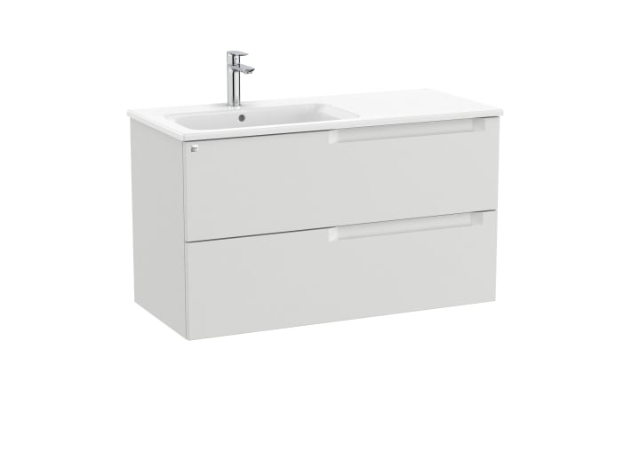 Aleyda Unik (Basin & Vanity Unit) Standard 2 Drawer 1000mm Left-Hand