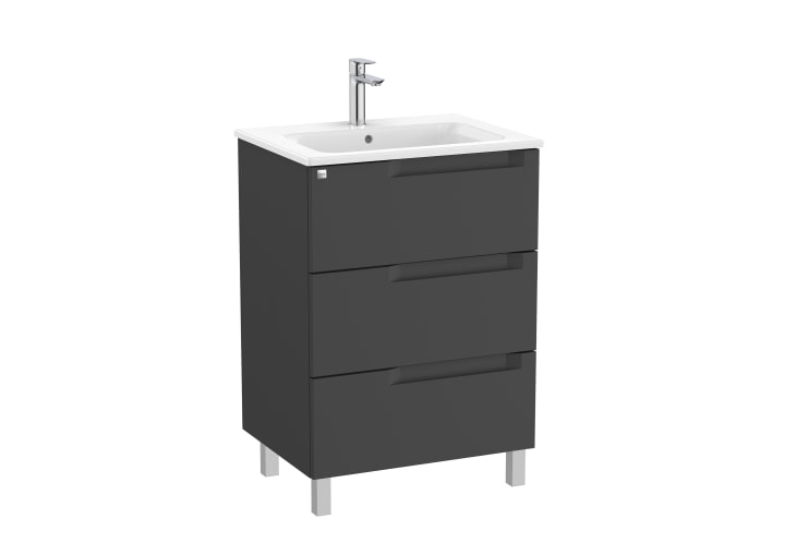 Aleyda Unik (Basin & Vanity Unit) Standard 3 Drawer 600mm