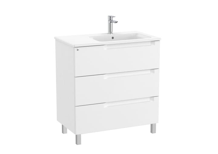Aleyda Unik (Basin & Vanity Unit) Standard 3 Drawer 800mm Right-Hand
