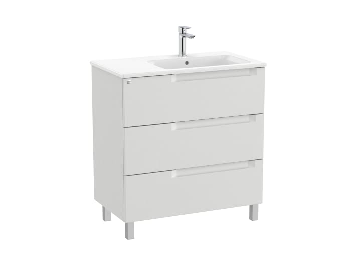 Aleyda Unik (Basin & Vanity Unit) Standard 3 Drawer 800mm Right-Hand
