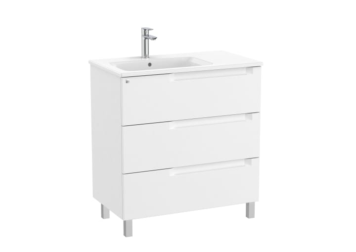 Aleyda Unik (Basin & Vanity Unit) Standard 3 Drawer 800mm Left-Hand