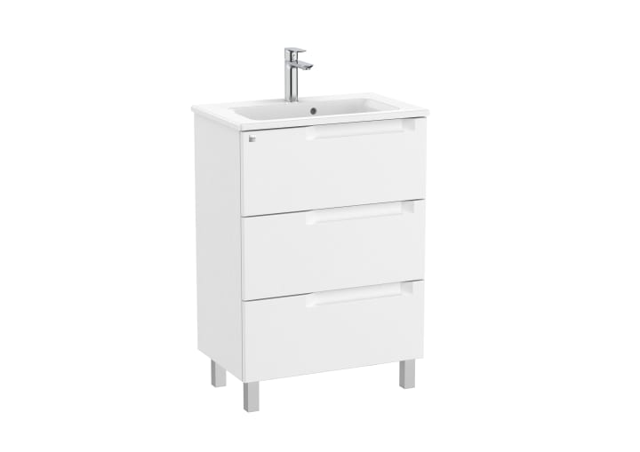 Aleyda Unik (Basin & Vanity Unit) Compact 3 Drawer 600mm