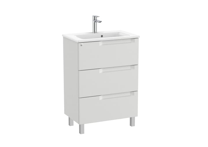 Aleyda Unik (Basin & Vanity Unit) Compact 3 Drawer 600mm
