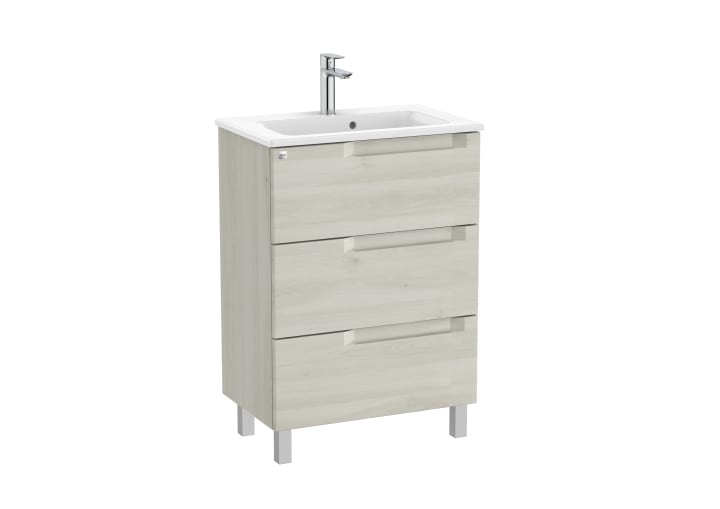Aleyda Unik (Basin & Vanity Unit) Compact 3 Drawer 600mm