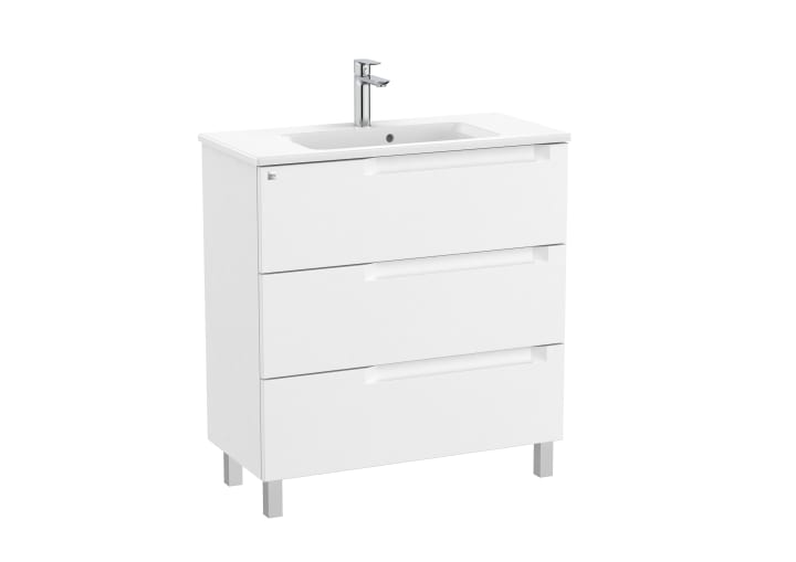 Aleyda Unik (Basin & Vanity Unit) Compact 3 Drawer 800mm