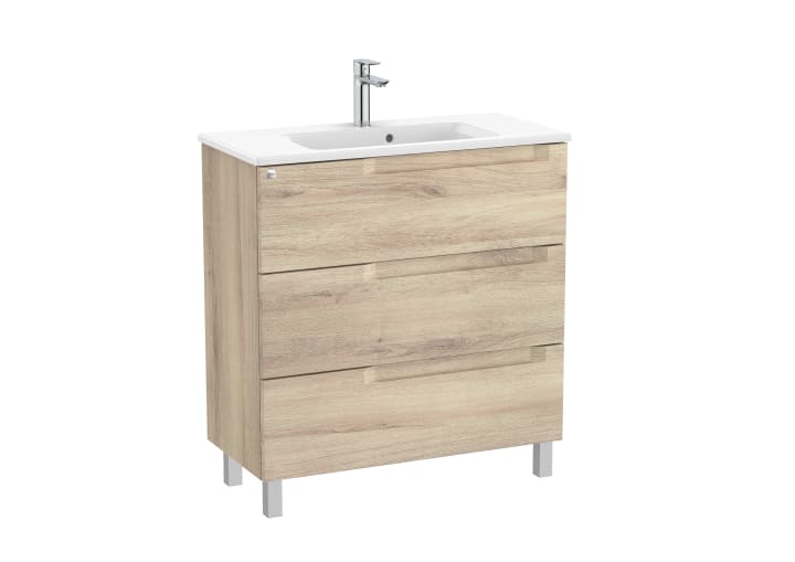 Aleyda Unik (Basin & Vanity Unit) Compact 3 Drawer 800mm