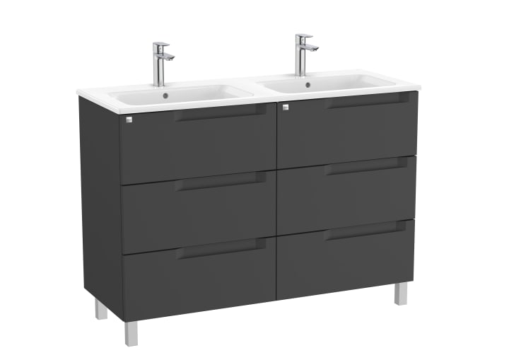 Aleyda Unik (Basin & Vanity Unit) Standard 6 Drawer 1200mm