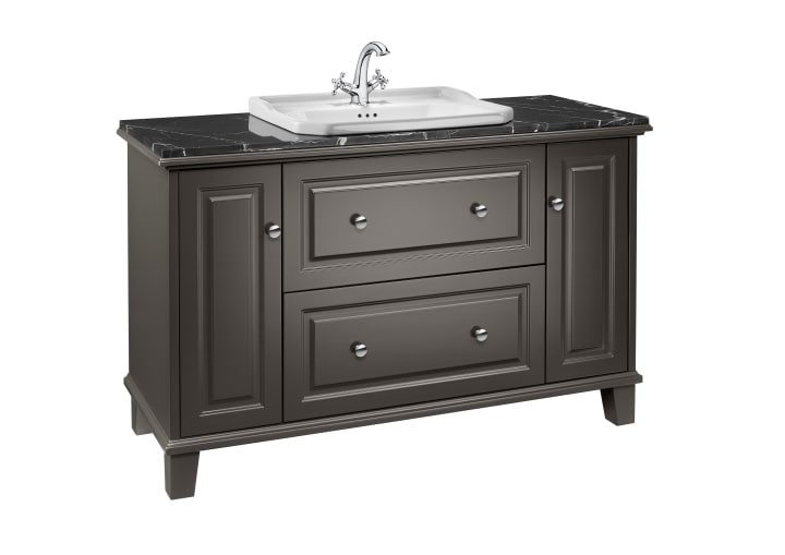 Carmen Vanity 1300mm Base Unit with 2 Soft-Close Drawers and 2 Doors