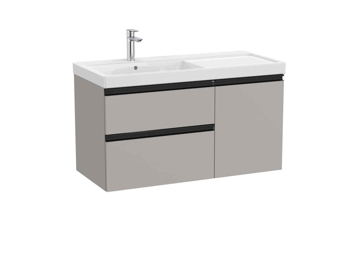 The Gap Vanity Unit 2 Drawer + 1 Door Left-Hand 1000mm