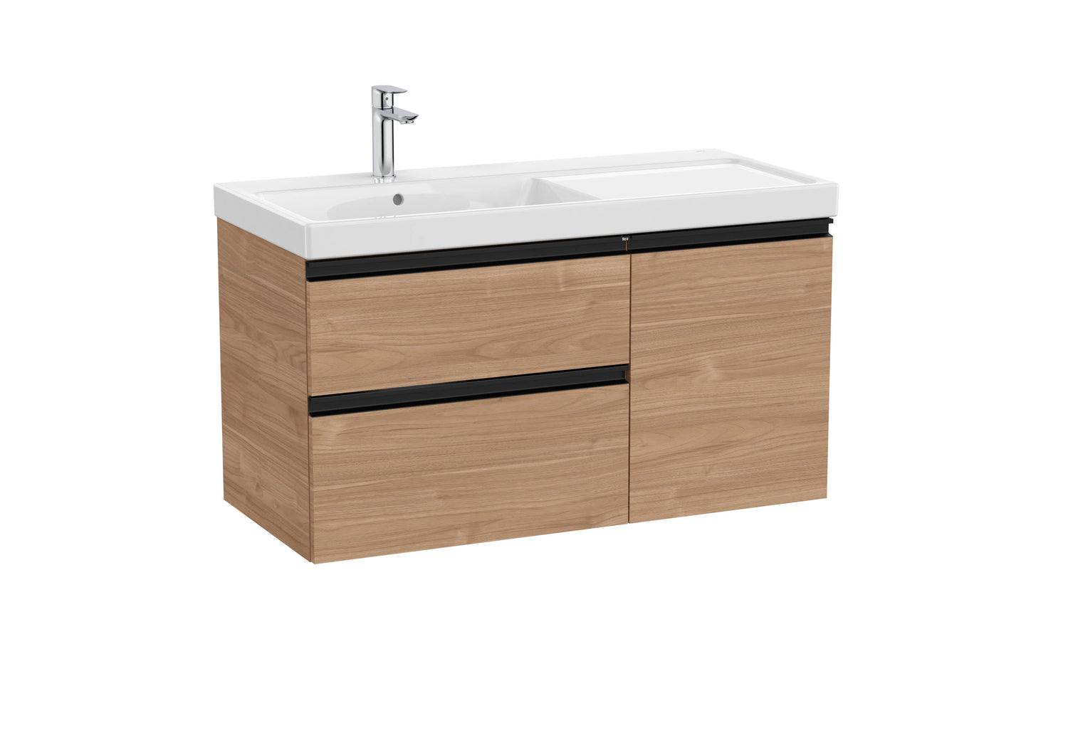 The Gap Vanity Unit 2 Drawer + 1 Door Left-Hand 1000mm