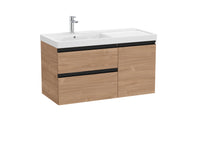 The Gap Vanity Unit 2 Drawer + 1 Door Left-Hand 1000mm